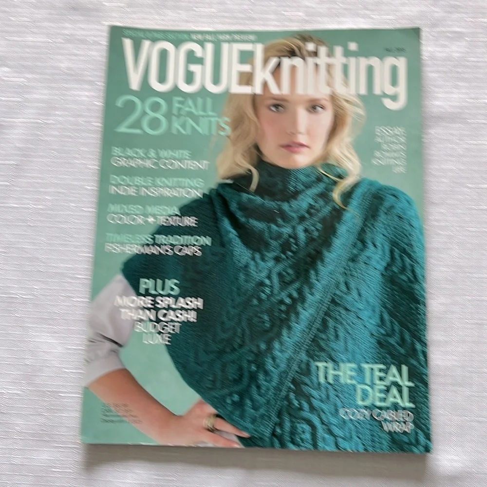 VOGUE 2 KNITTING AND 1 CROCHET MAGAZINES SET OF 3